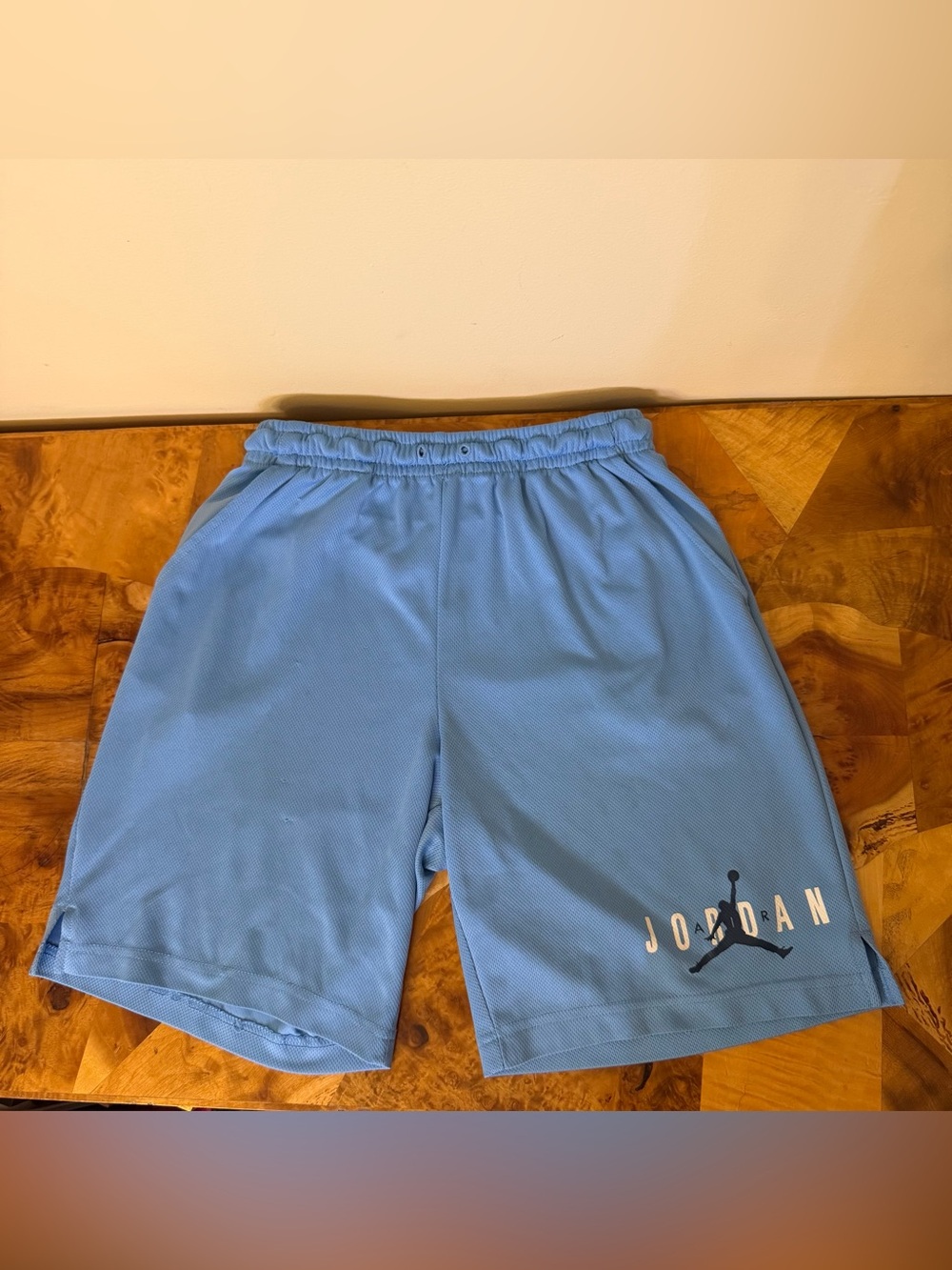 Jordan Youth Kids XL Basketball Shorts Light Blue Sports Athletic Mesh Jumpman